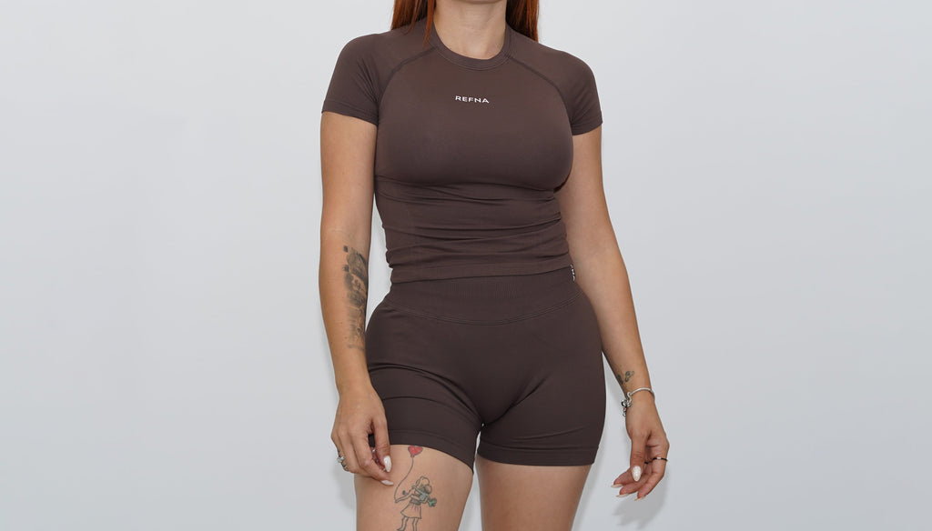 impulse set brown t-shirt