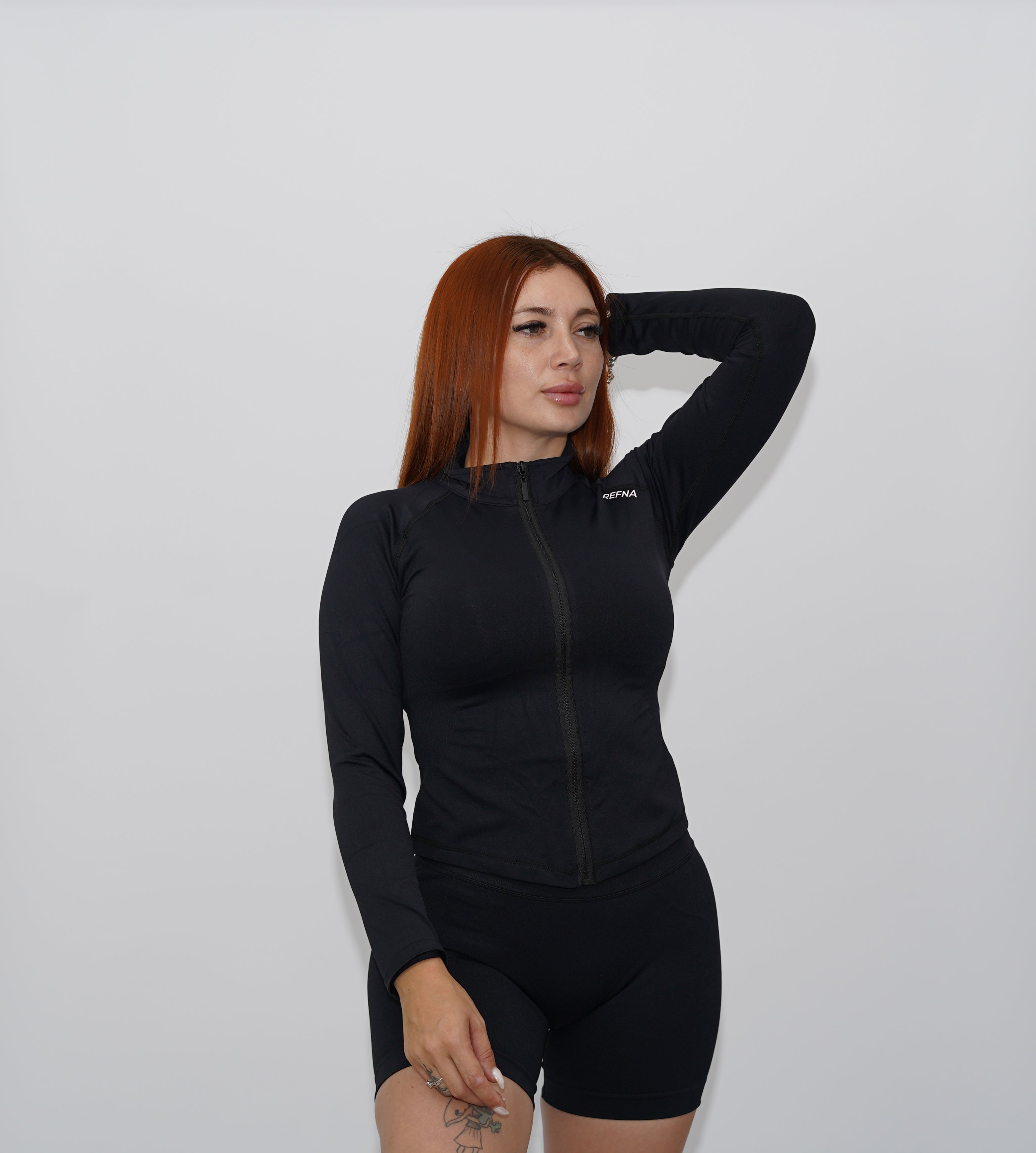 3-piece set black with short