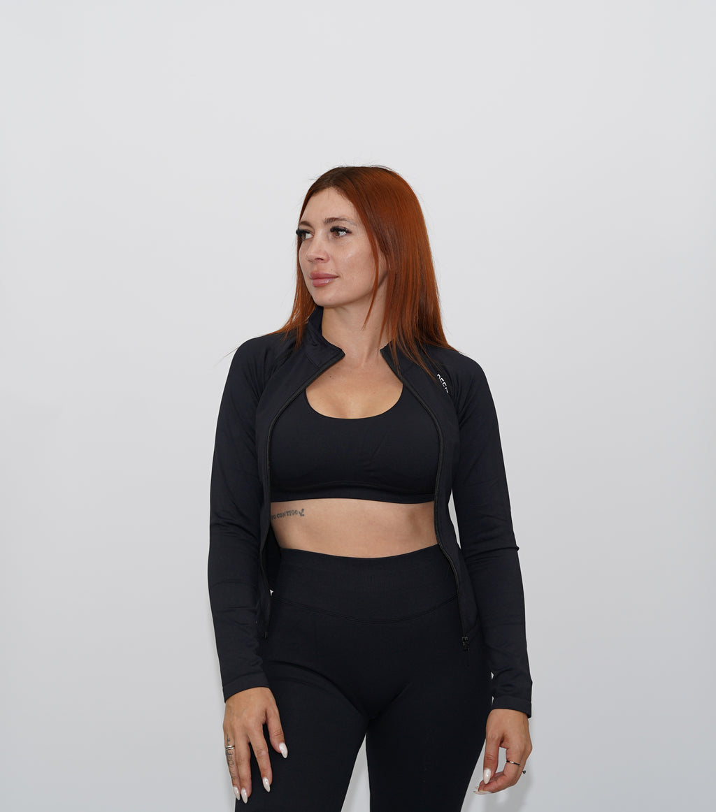 3-piece set black with legging